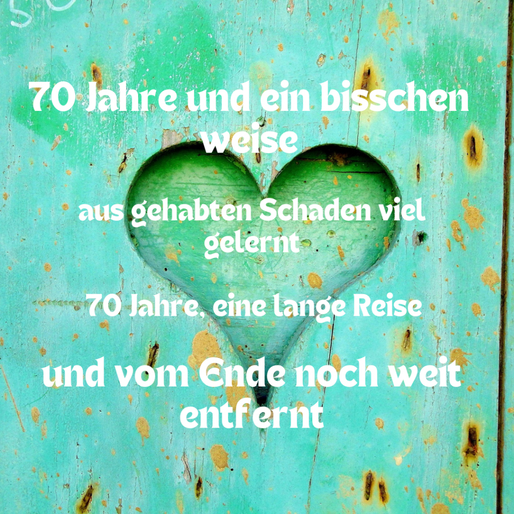 70 Jahre gesund und munter